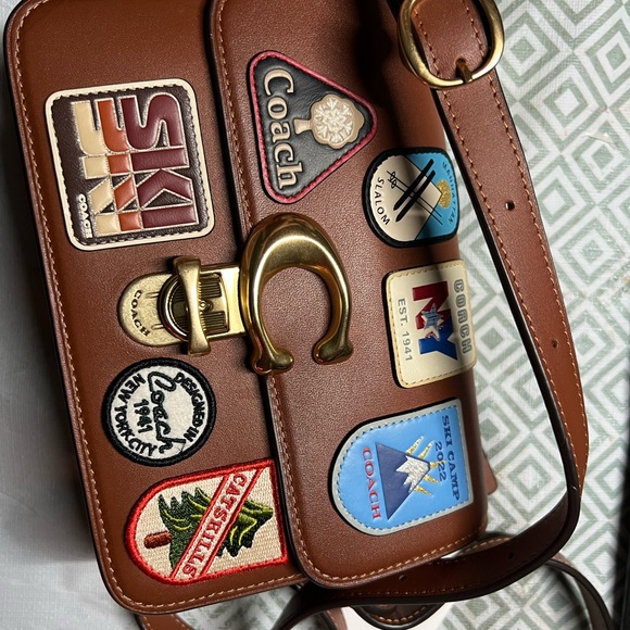 Coach Studio Shoulder Bag 19 (with Patches) - Picture 3 of 3